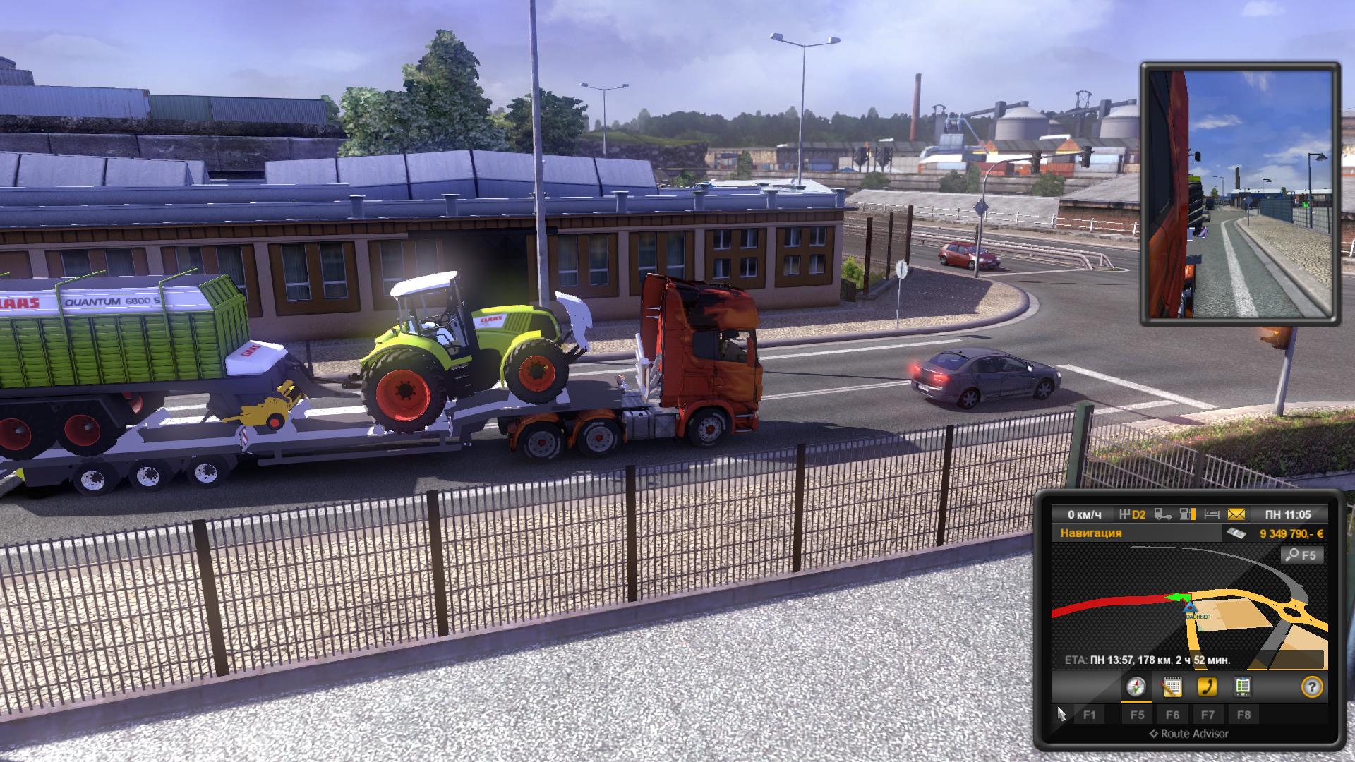 Скриншот Euro Truck Simulator 2: Gold Bundle (2012) PC